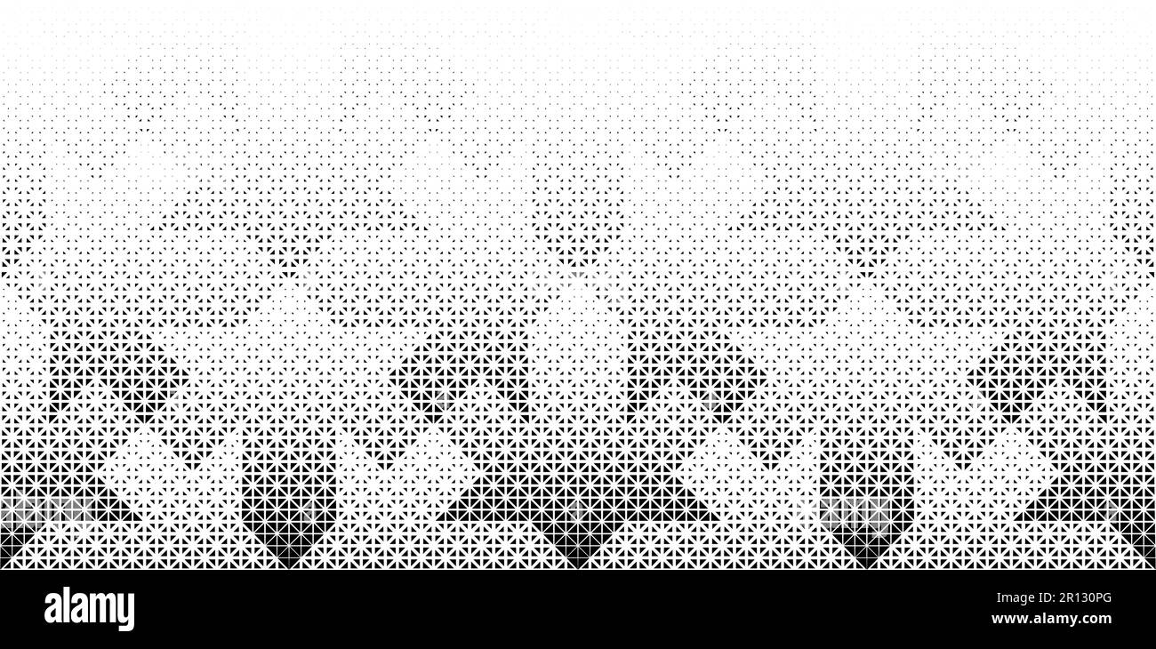 Geometric pattern of black figures on a white background.Seamless in ...