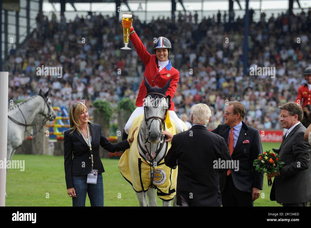 Ashlee BOND auf Cadett 7, USA Siegerin beim 55 Warsteiner Preis von