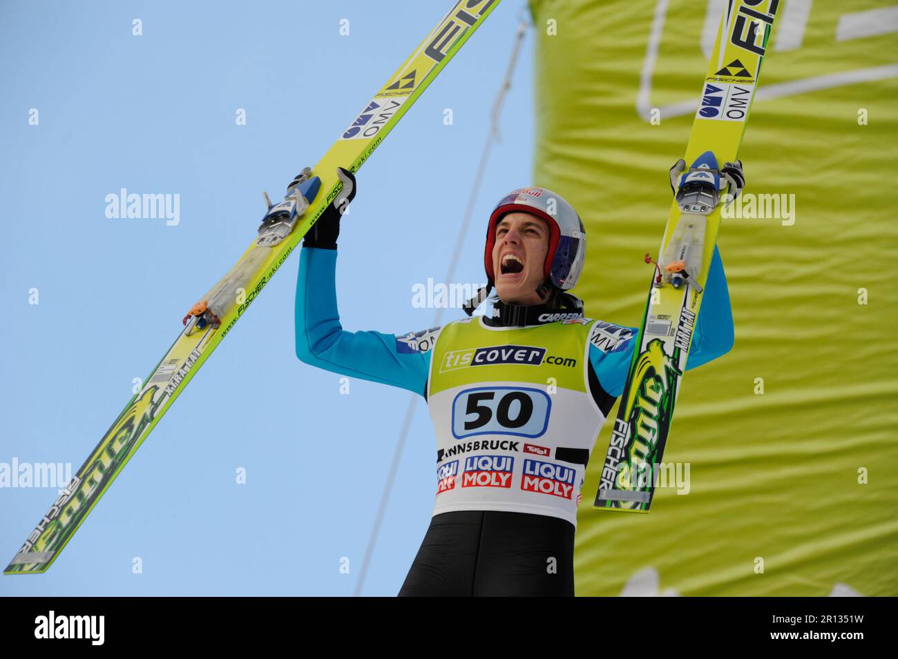 Gregor Schlierenzauer, AUT, Jubel. 4 SchanzenTournee, Springen an der