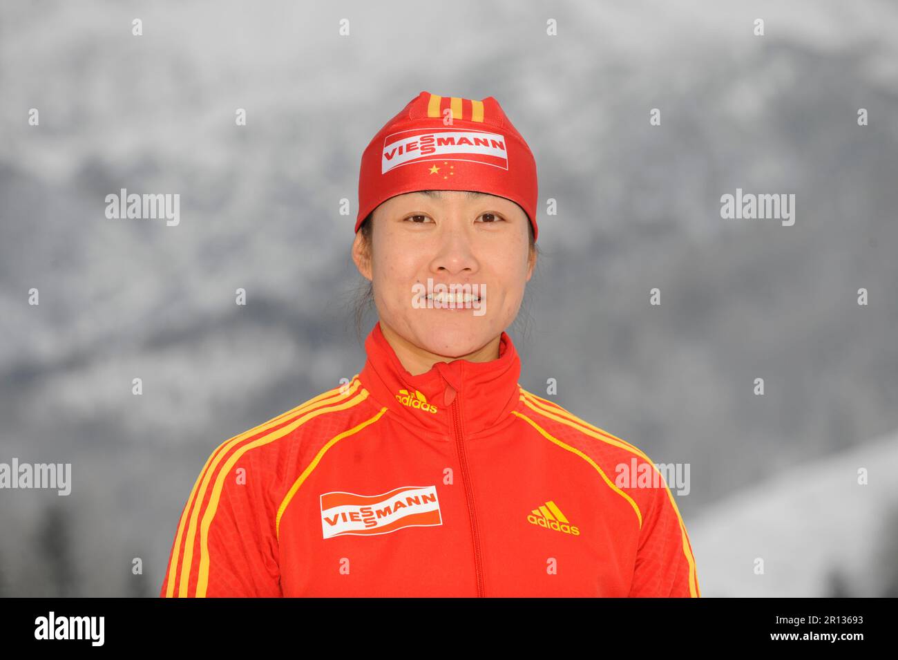 Yu Shumei Porträt Biathlon Team China Stock Photo Alamy