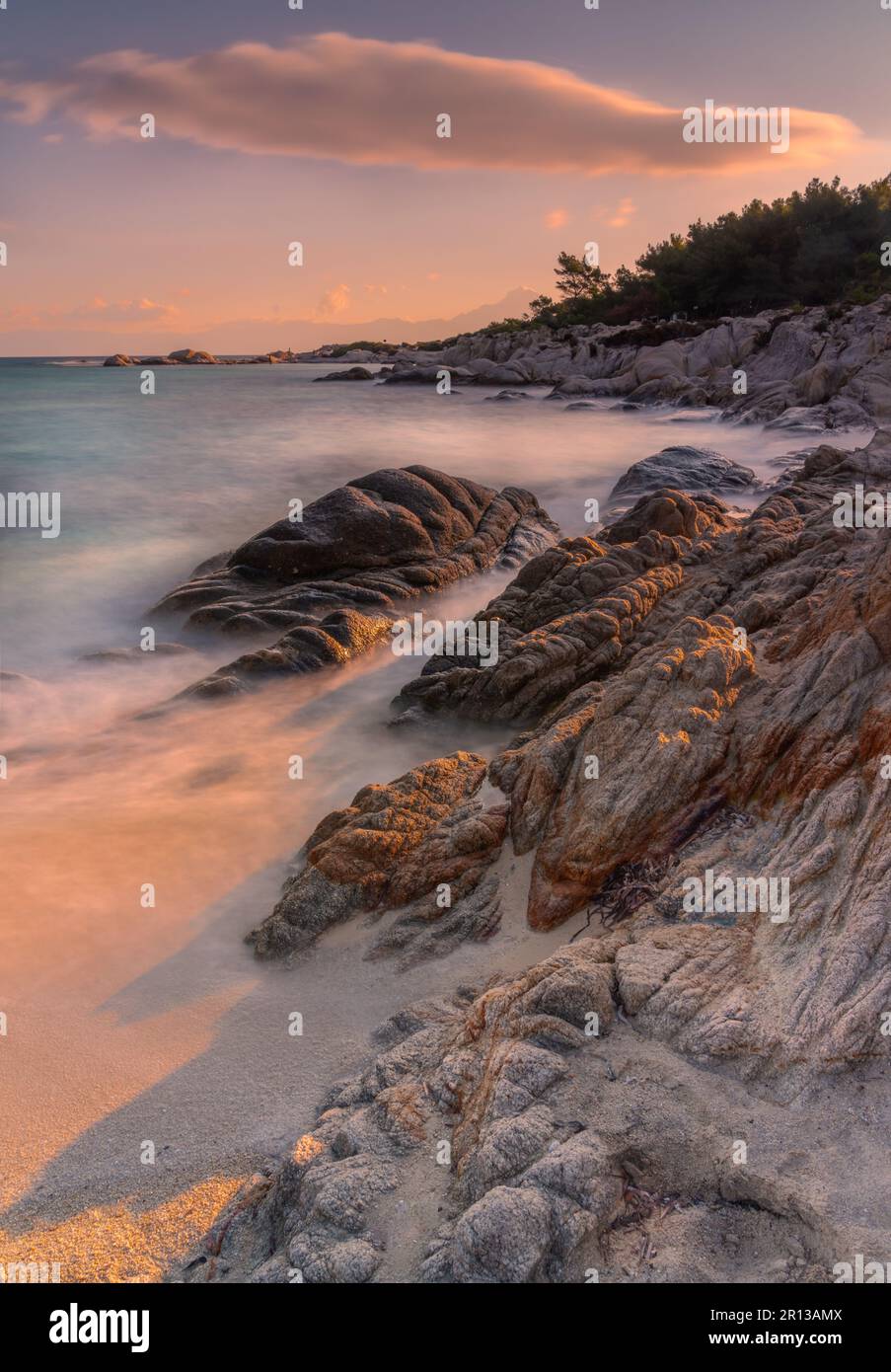 Sithonia Headland Stock Photo