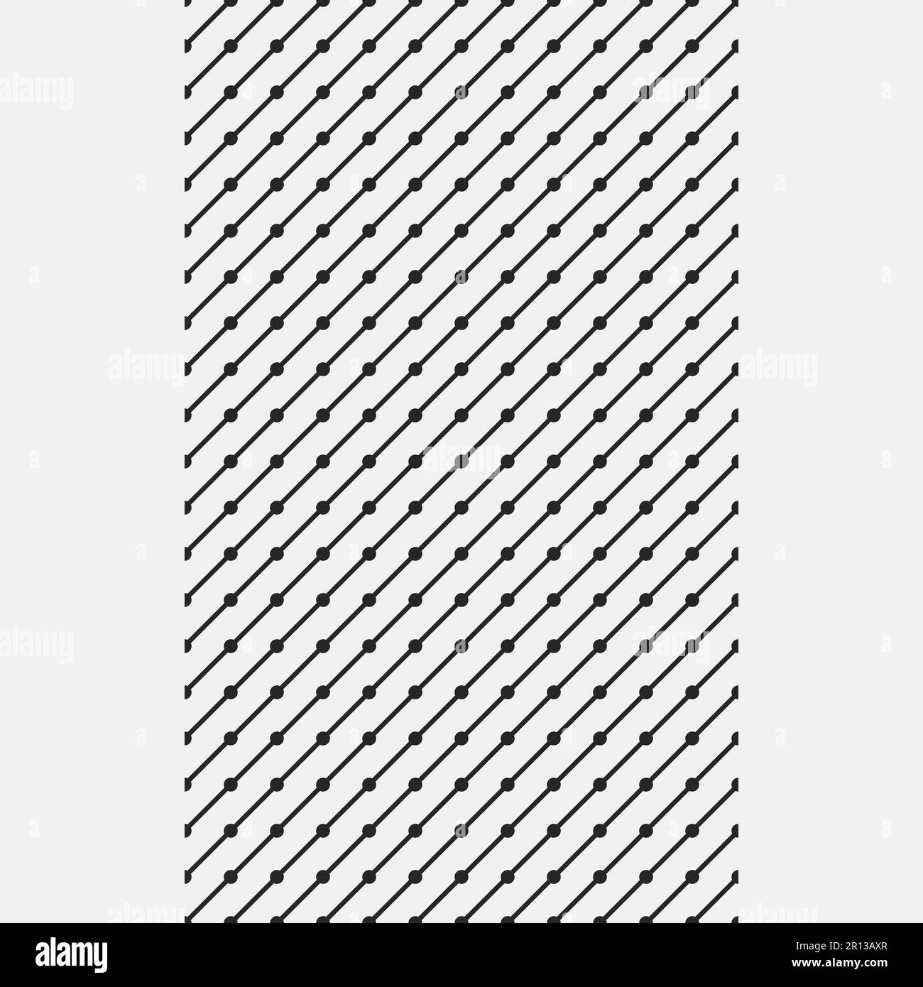 Diagonal stripes pattern. Vector seamless striped texture. Abstract  monochrome geometric background with thin parallel slanted lines. Simple  stylish repeat design for tileable print, decoration, cover Stock Vector
