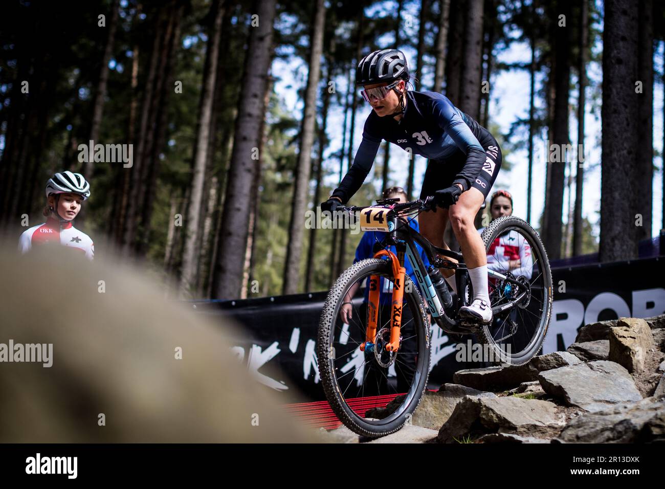 Morave, Czech Republic, May 11, 2023. Swedish cross-country mountain