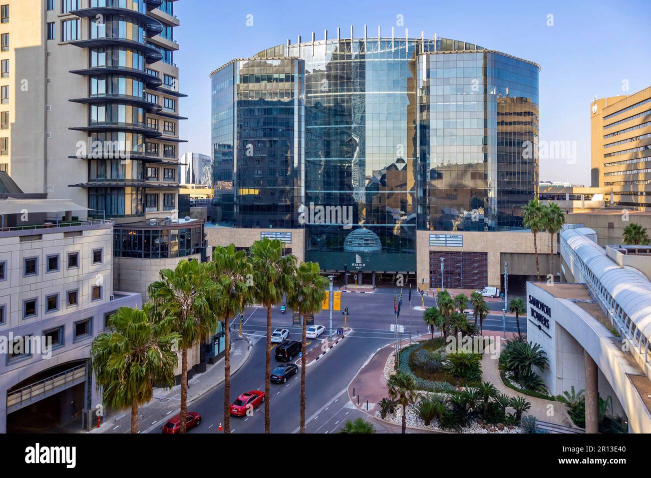 Johannesburg, South Africa April 20th 2023 Aerial view of main