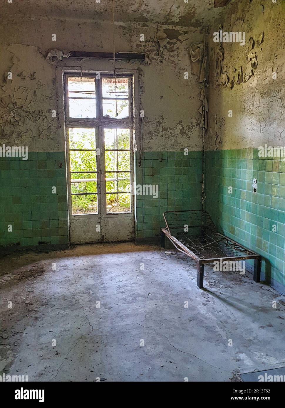 Lost Place Heilstätten, Lung Clinic, Germany Stock Photo