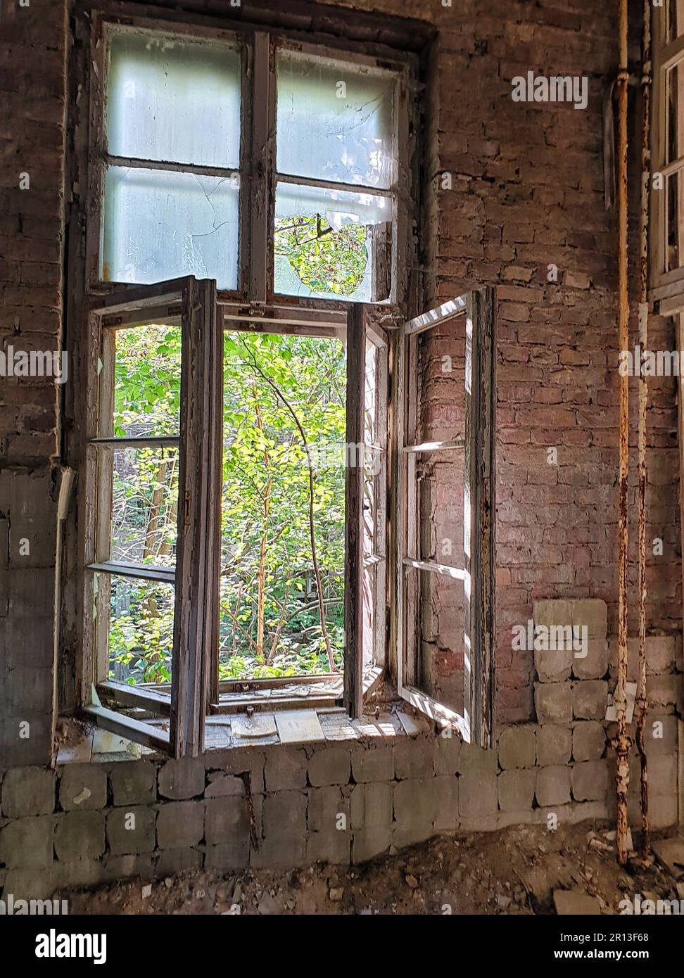 Lost Place Heilstätten, Lung Clinic, Germany Stock Photo