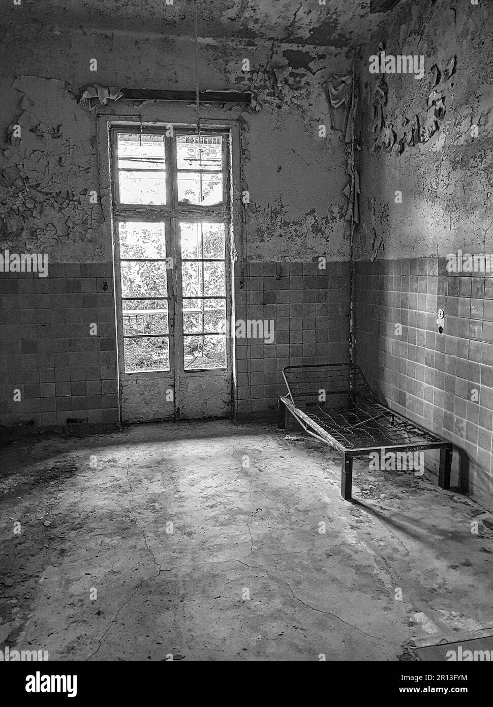 Lost Place Heilstätten, Lung Clinic, Germany Stock Photo