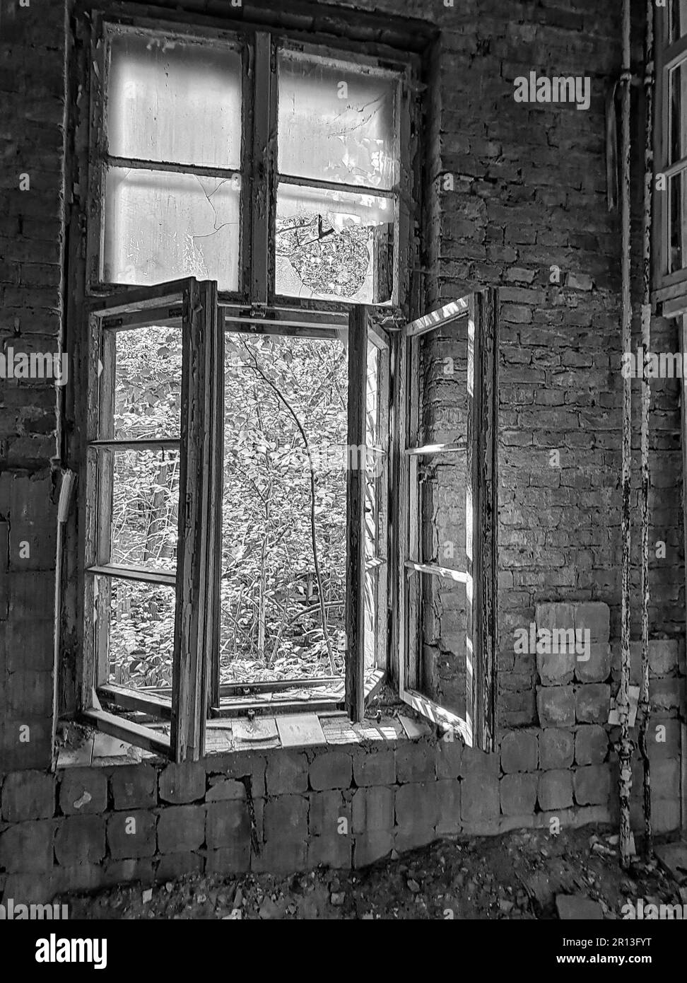 Lost Place Heilstätten, Lung Clinic, Germany Stock Photo