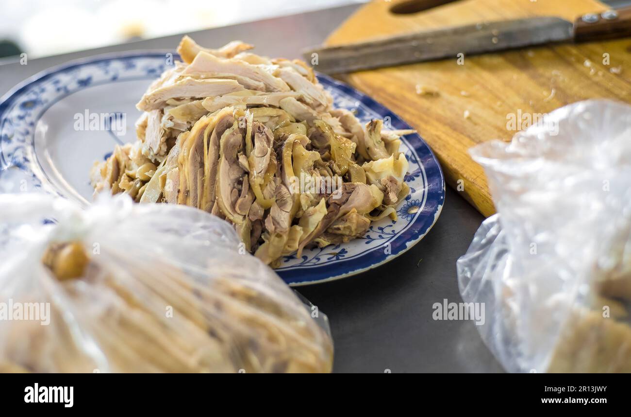 Vietnamese food has characteristics that very few people know, the taste is very good, the seasoning is suitable for the taste of the eater Stock Photo