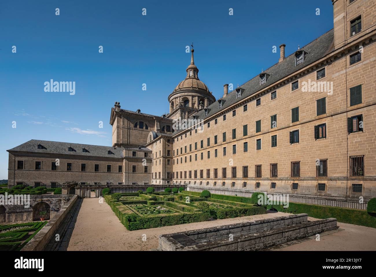 Basilica and Monastery of El Escorial and Gardens of the Friars San