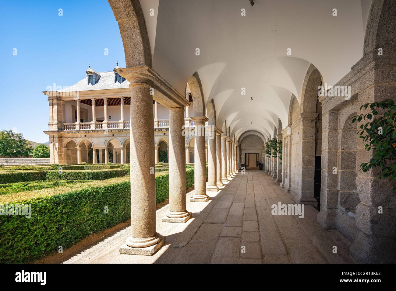 Gardens of the Friars at Royal site of San Lorenzo de El Escorial San