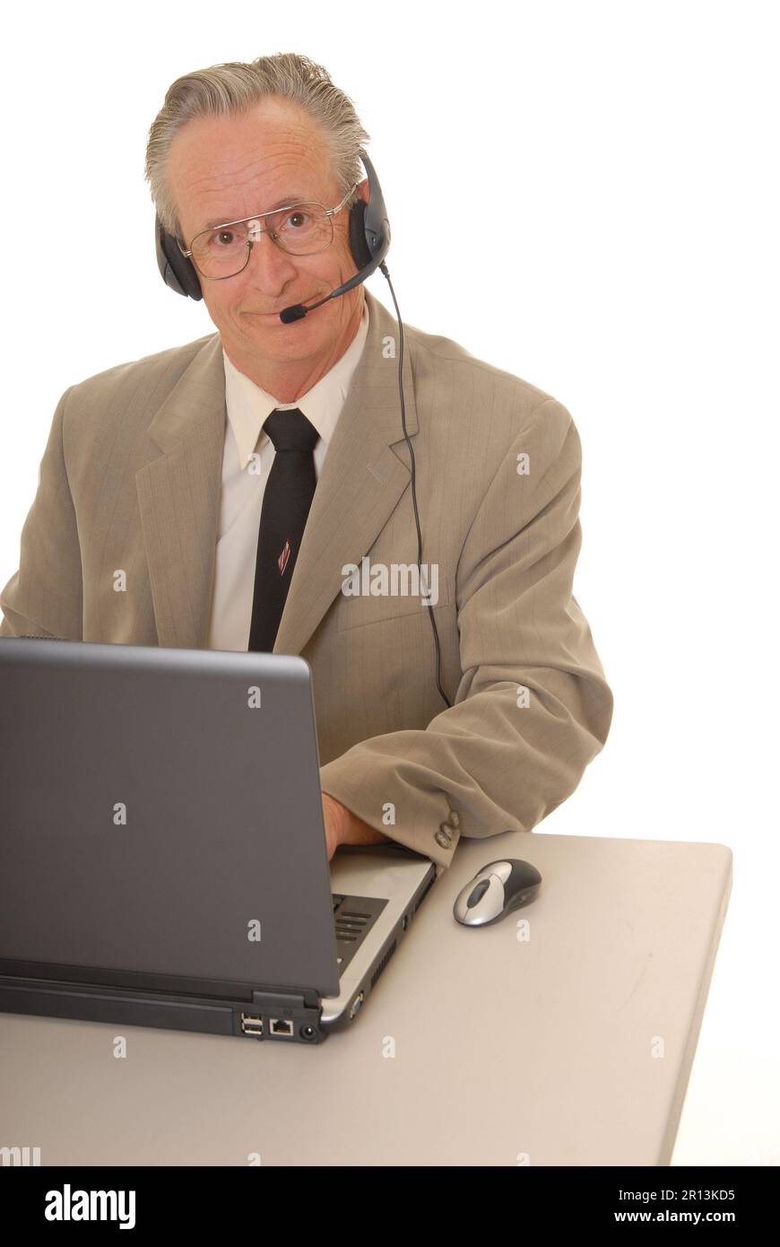 Senior businessman with a rather interesting expression Stock Photo - Alamy