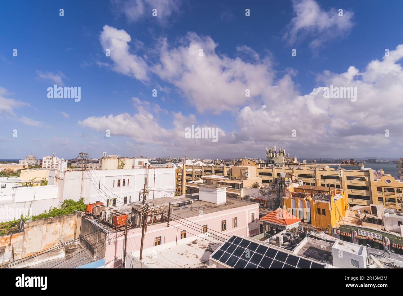 Puerto rico old san juan aerial hi-res stock photography and images - Alamy