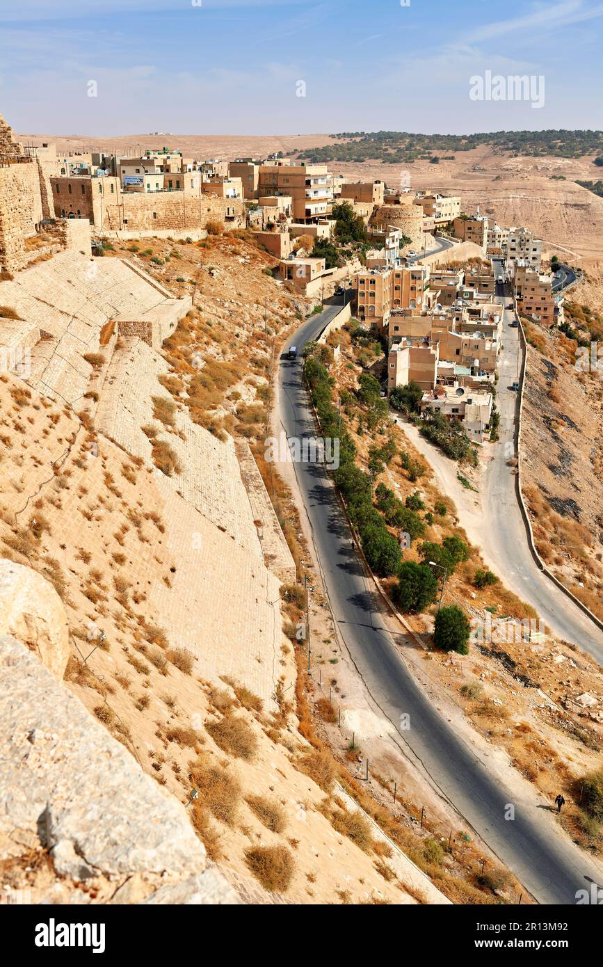 Jordan. Kerak Castle Stock Photo