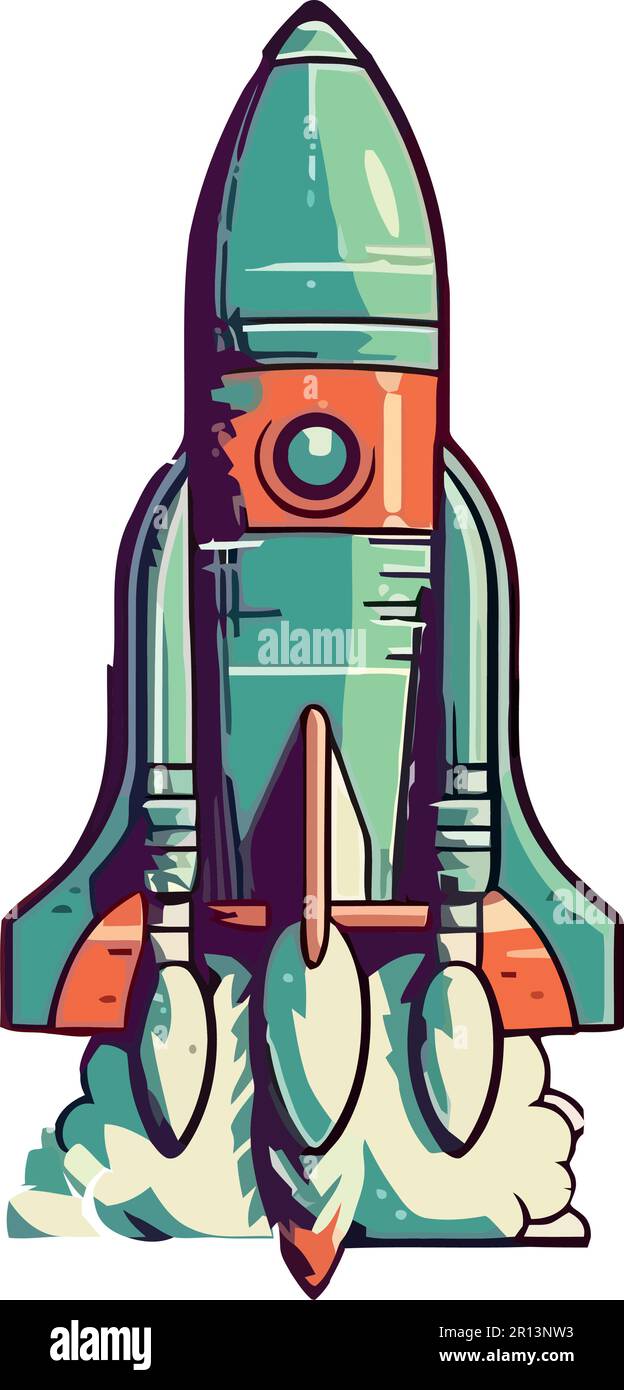 Development entrepreneur spaceship rocket Stock Vector Images - Alamy