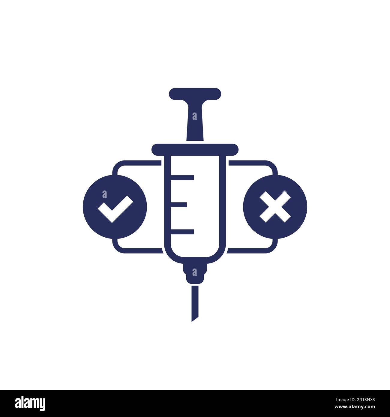 pros-and-cons-of-vaccination-icon-stock-vector-image-art-alamy