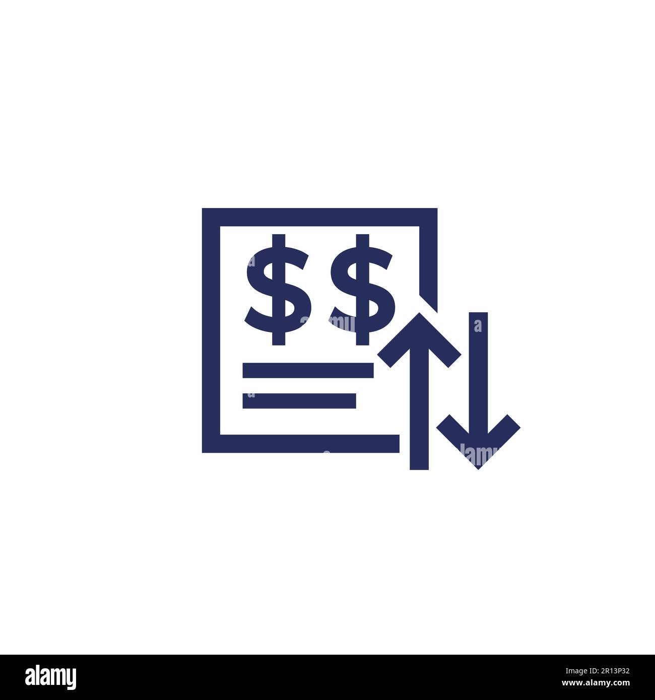 dynamic-or-surge-pricing-icon-on-white-stock-vector-image-art-alamy
