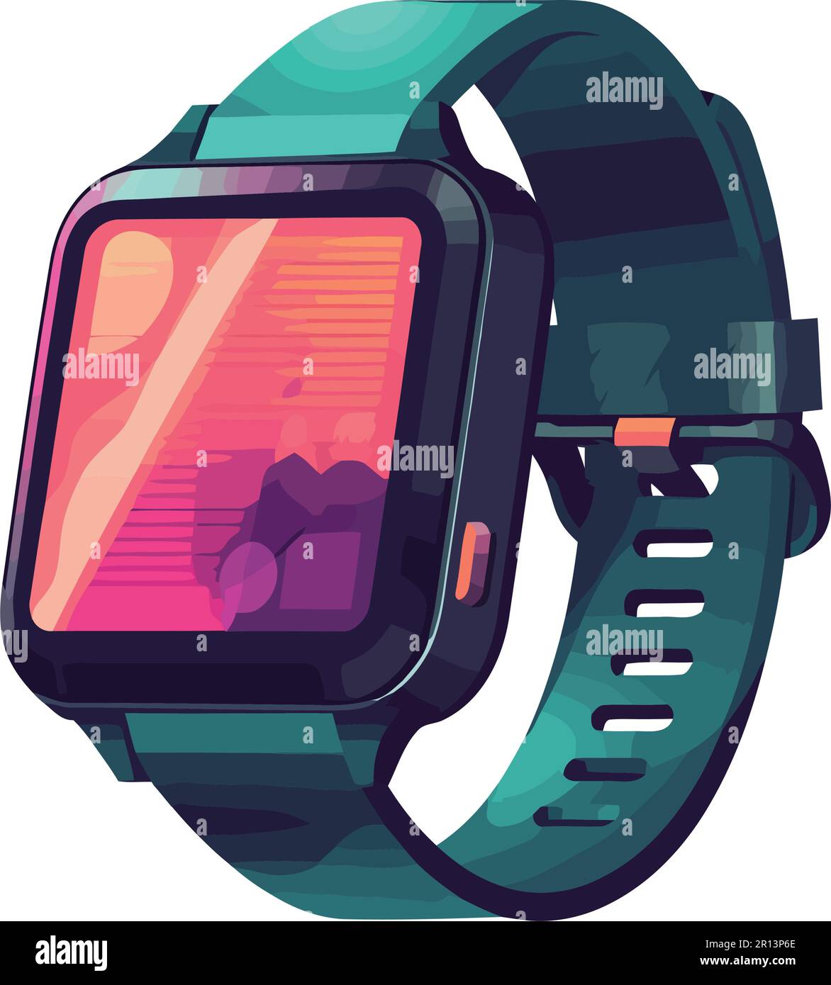 smart watch symbolizes modern technology Stock Vector Image & Art Alamy