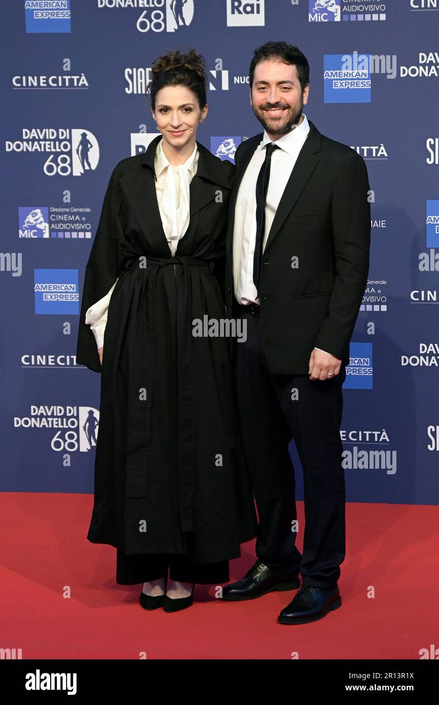 Rom, Italien. 10th May, 2023. Giulia Steigerwalt und Matteo Rovere bei ...