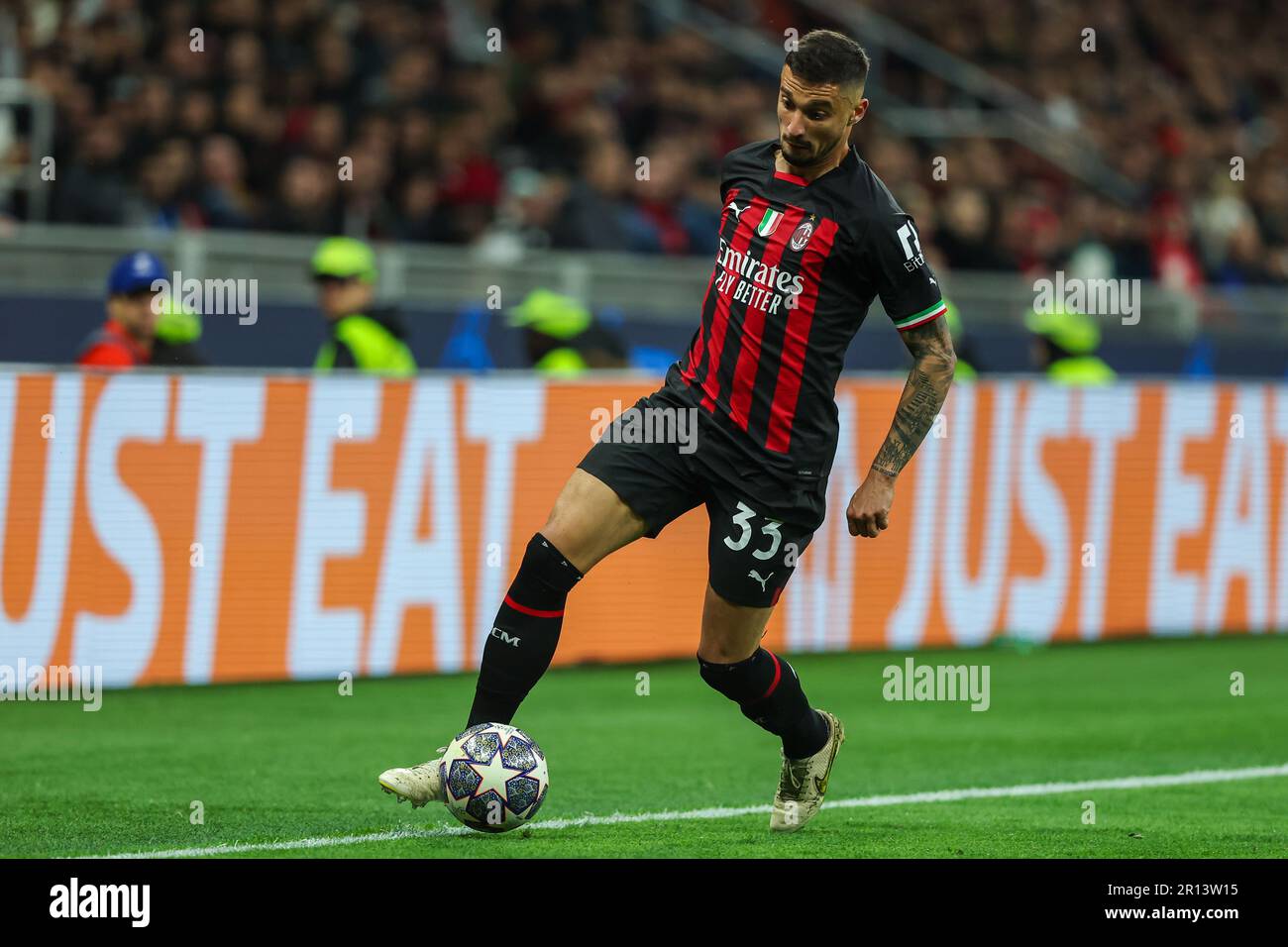 Milan, Italy. 10th May, 2023. Rade Krunic of AC Milan in action during