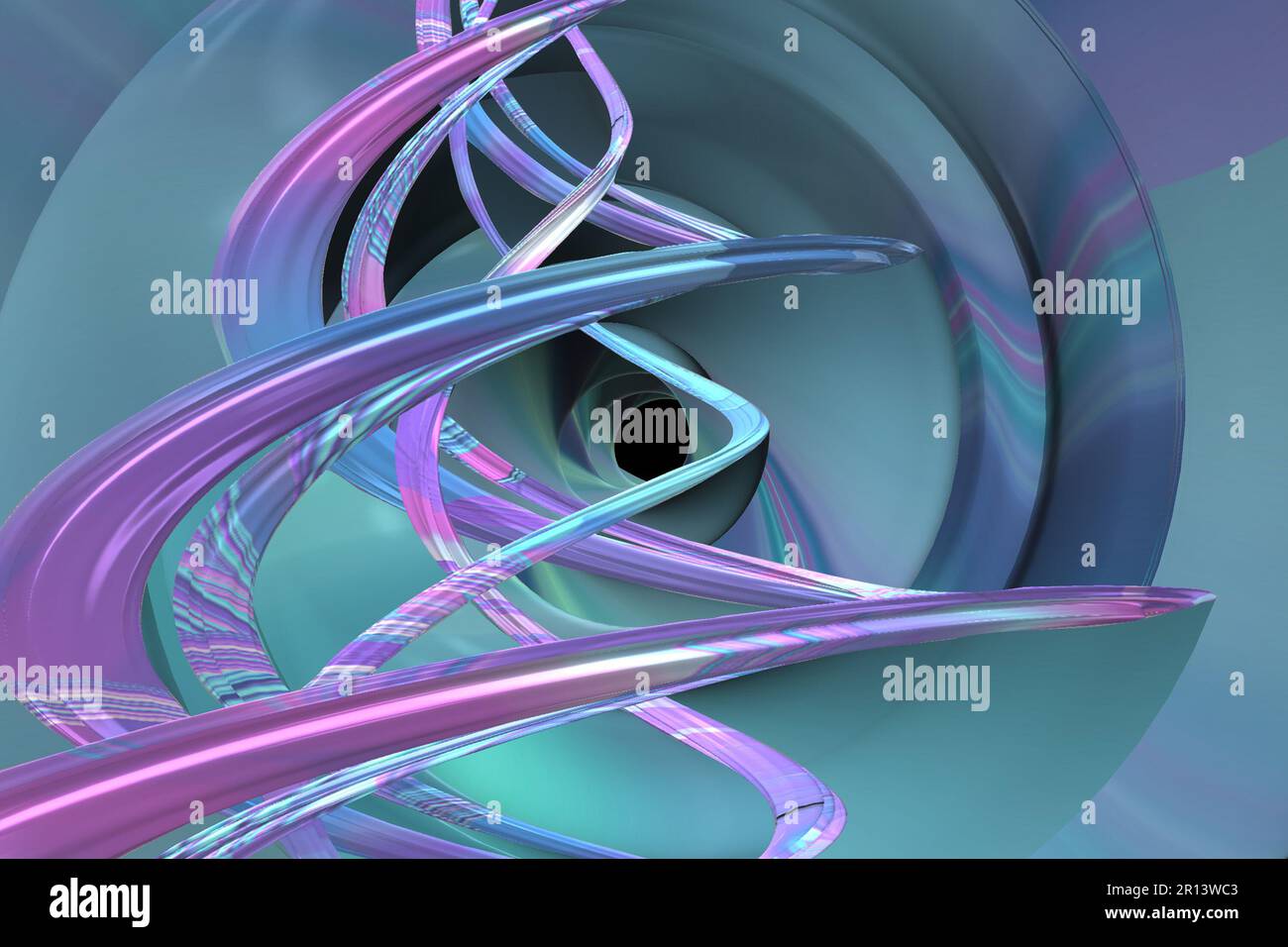 Colorful digital art, illustration, purple, blue background, wallpaper ...