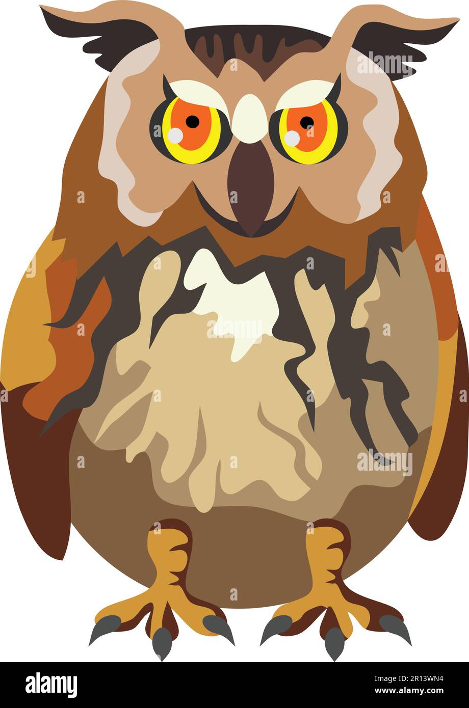 Owl anatomy Stock Vector Images - Alamy