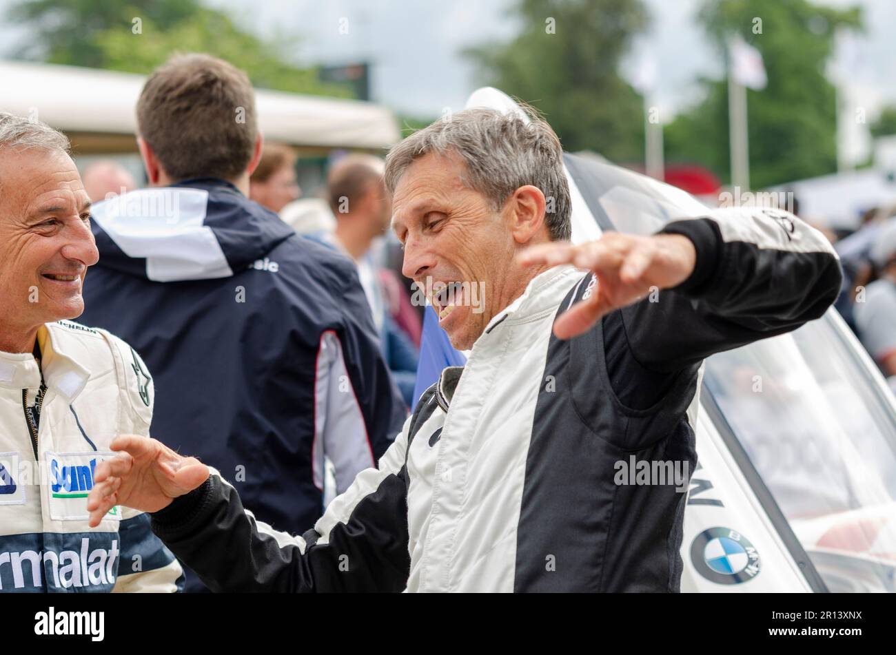 Roberto Ravaglia, racing driver at the 2016 Goodwood Festival of Speed