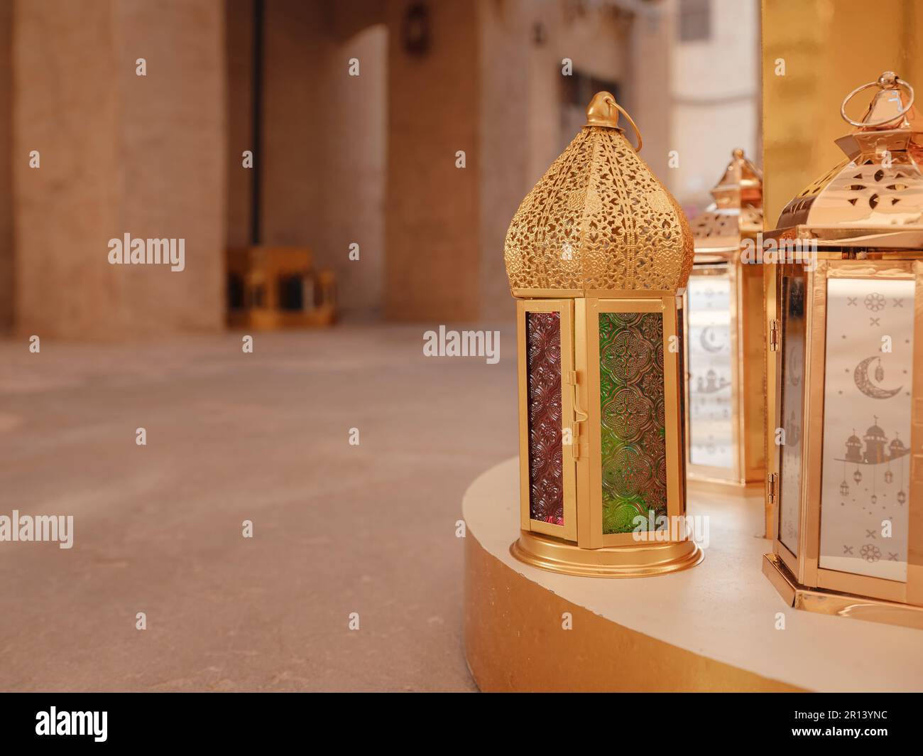 20 March 2023, Dubai, UAE Al Seef old town village in Dubai