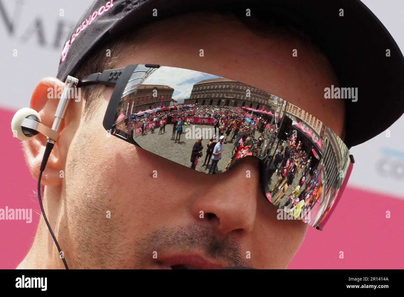 Napoli, Italy. 11th May, 2023. Alberto Bettiol is an Italian road cyclist who rides for the EF Education-EasyPost team, during the sixth stage of the Giro d'Italia with departure and arrival in Naples. Napoli, Italy, May 11, 2023. (photo by Vincenzo Izzo/Sipa USA) Credit: Sipa USA/Alamy Live News Stock Photo