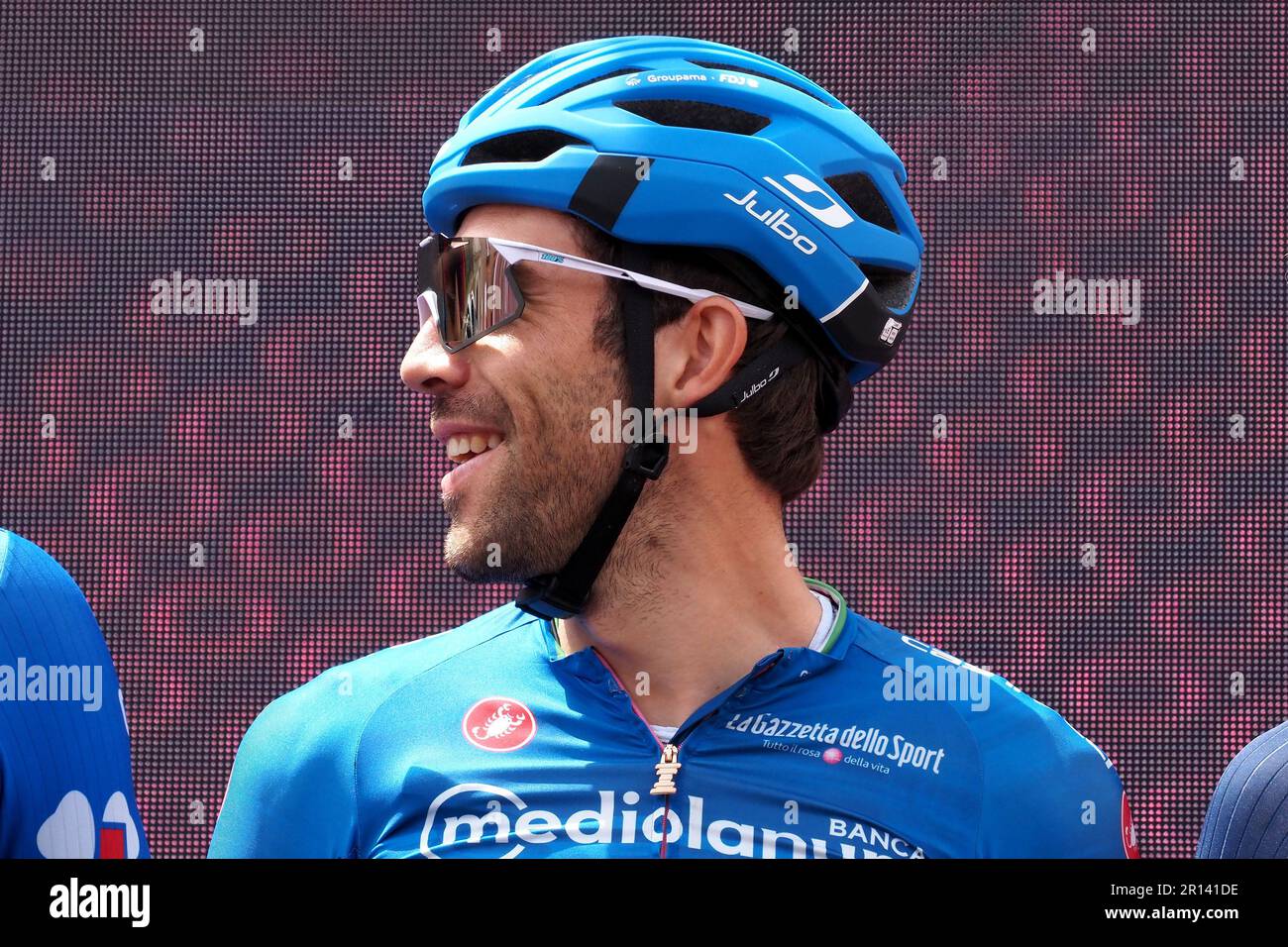 Napoli, Italy. 11th May, 2023. Thibaut Pinot è un ciclista su strada francese che corre per il team Groupama-FDJ, during the sixth stage of the Giro d'Italia with departure and arrival in Naples. Credit: Vincenzo Izzo/Alamy Live News Stock Photo