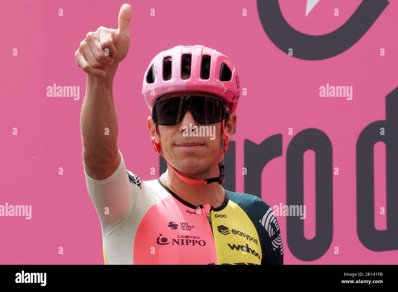 Napoli, Italy. 11th May, 2023. Rigoberto Urán Urán is a Colombian road cyclist who rides for the EF Education-EasyPost team, during the sixth stage of the Giro d'Italia with departure and arrival in Naples. Napoli, Italy, May 11, 2023. (photo by Vincenzo Izzo/Sipa USA) Credit: Sipa USA/Alamy Live News Stock Photo