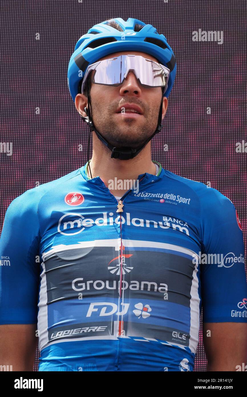 Napoli, Italy. 11th May, 2023. Thibaut Pinot è un ciclista su strada francese che corre per il team Groupama-FDJ, during the sixth stage of the Giro d'Italia with departure and arrival in Naples. Napoli, Italy, May 11, 2023. (photo by Vincenzo Izzo/Sipa USA) Credit: Sipa USA/Alamy Live News Stock Photo