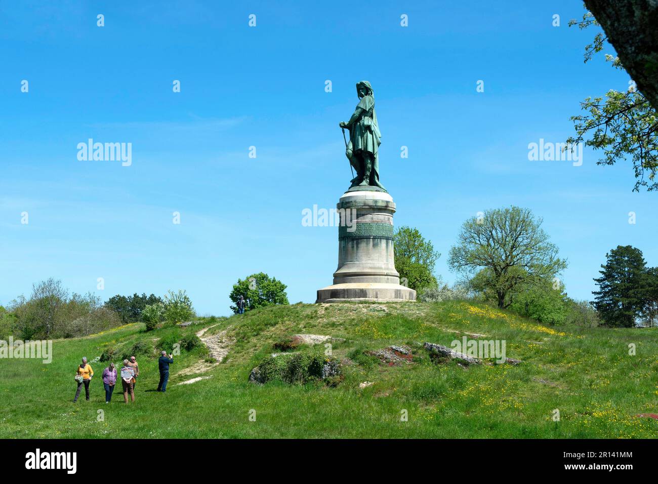 Coted'Or (21) AliseSainteReine. Le Monument à Vercingétorix est une