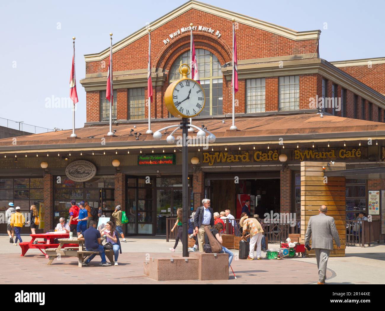 Canada, Ontario, Ottawa, Byward Market, Street Scene, People Stock ...