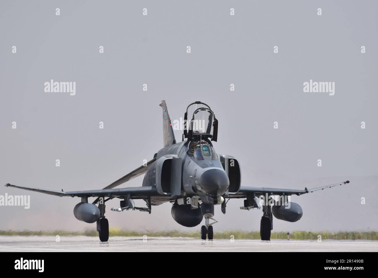 Anatolian Eagle 2023 exercises  in Konya, The McDonnell Douglas Turkish Air Force F-4E Phantom Terminator 2020 Stock Photo