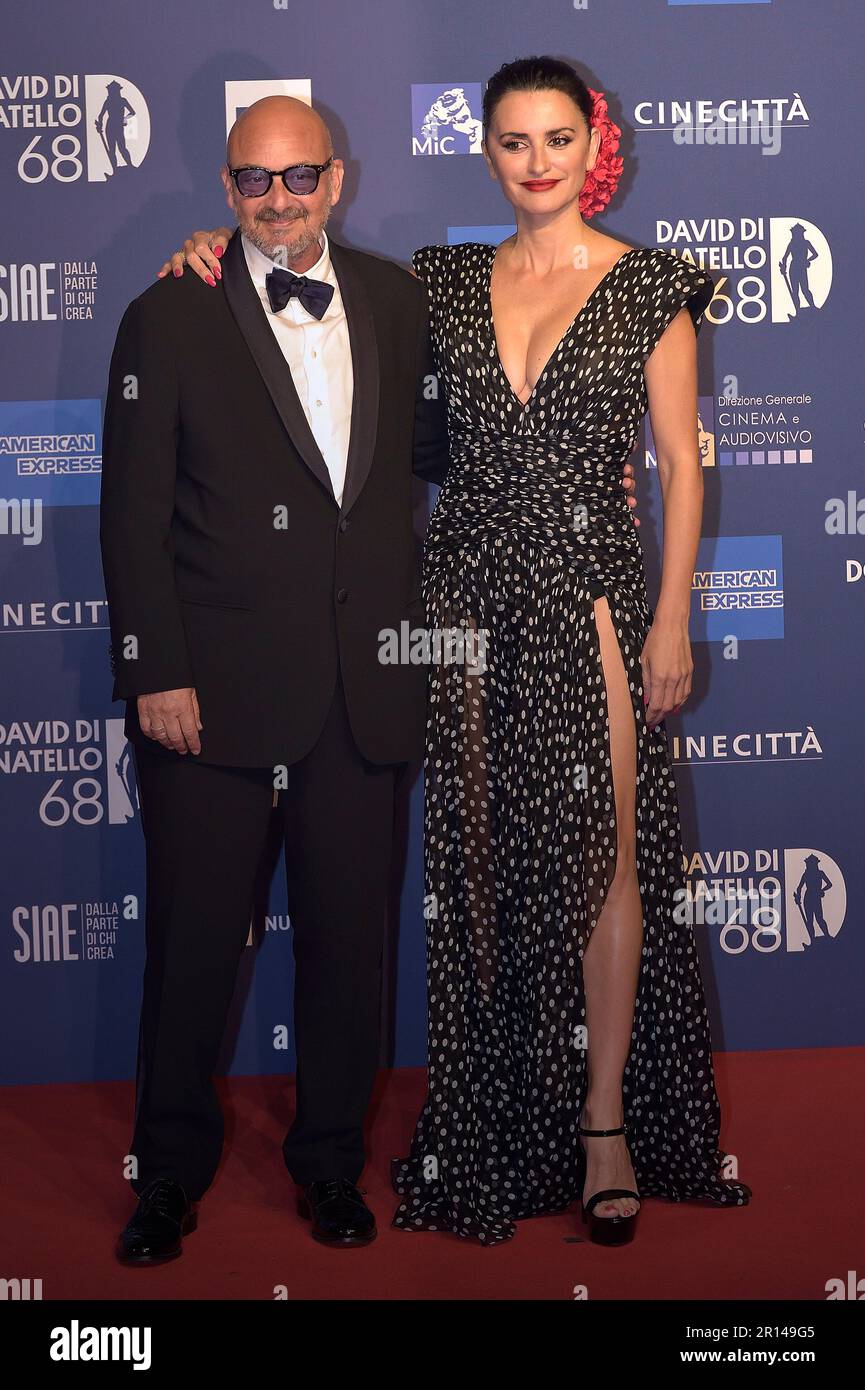 Rome, Italien. 10th May, 2023. Penelope Cruz attends the 68th David Di