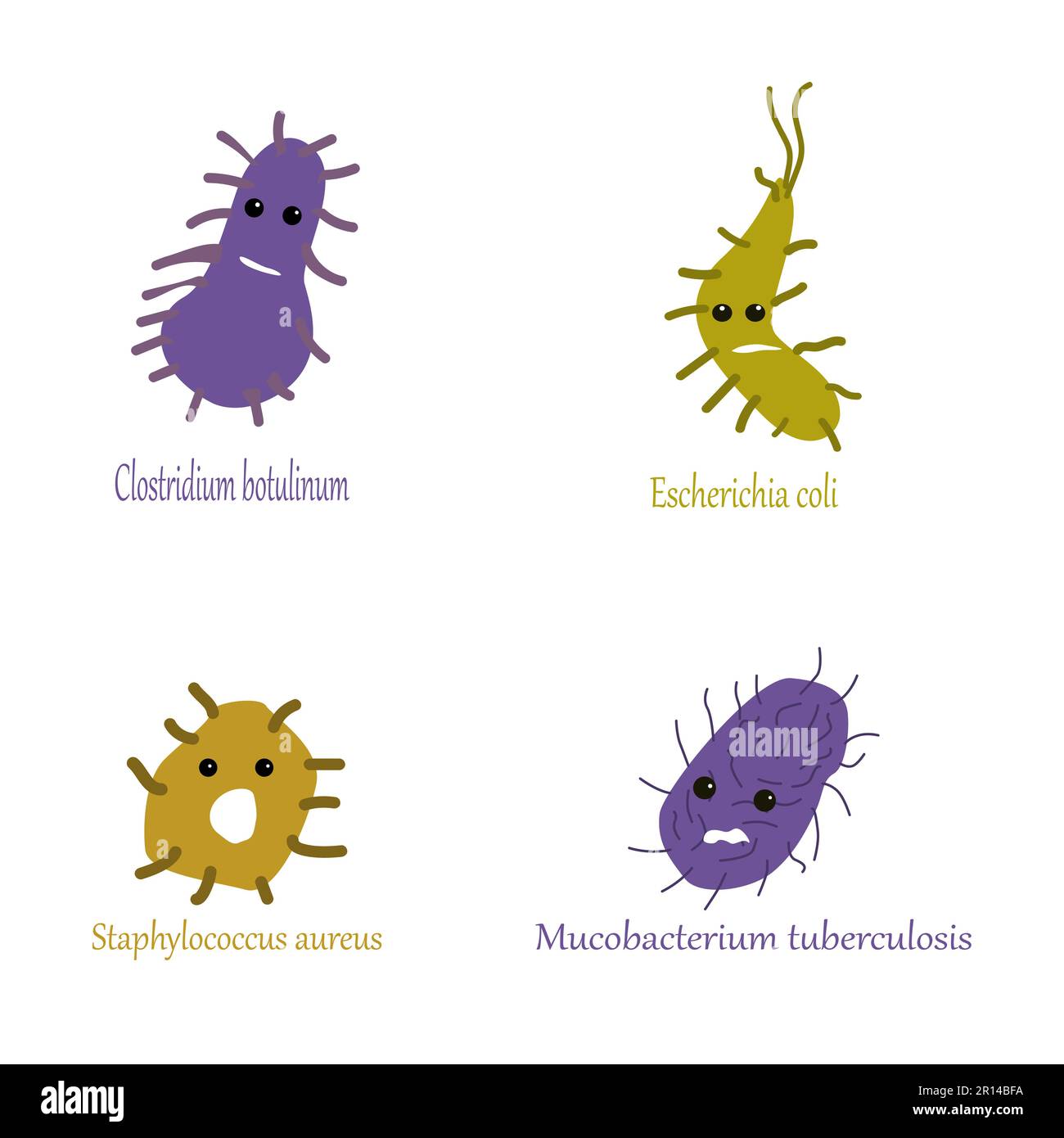 Bacteria cartoon hi-res stock photography and images - Alamy