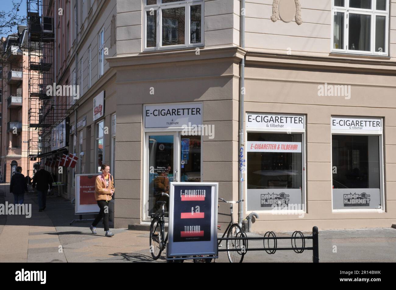 Copenhagen /Denmark/11 May 2023/ E-cigarette shop in danish capital  Copenhagen Denmark. (Photo.Francis Joseph Dean/Dean Pictures Stock Photo -  Alamy