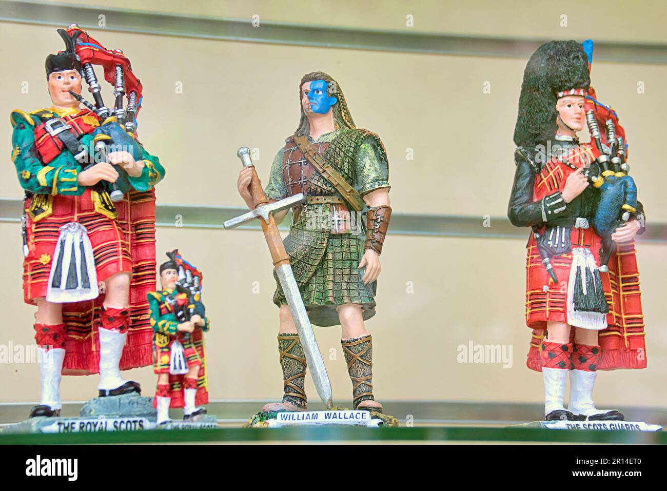 mel gibson william wallace and  piper s figurines Stock Photo