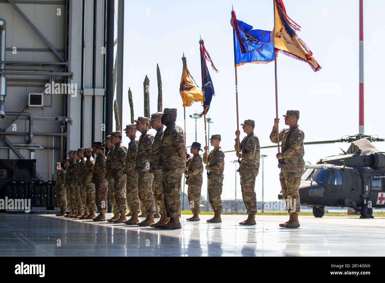 Powidz, Poland. 10th May, 2023. Soldiers Assigned To The 3rd Combat 