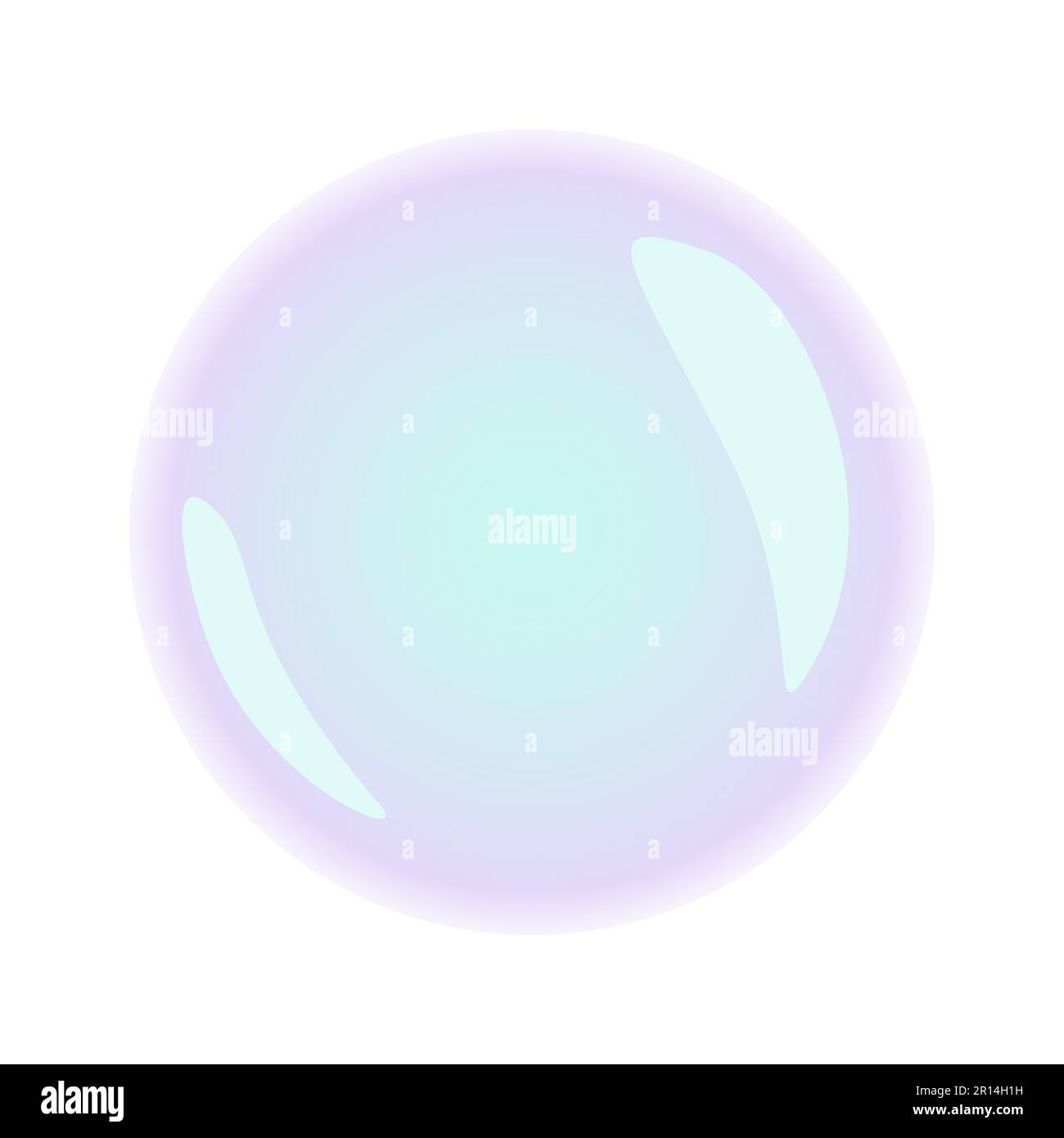 Soap bubble in neon colors on a white background, vector illustration Stock Vector Image & Art
