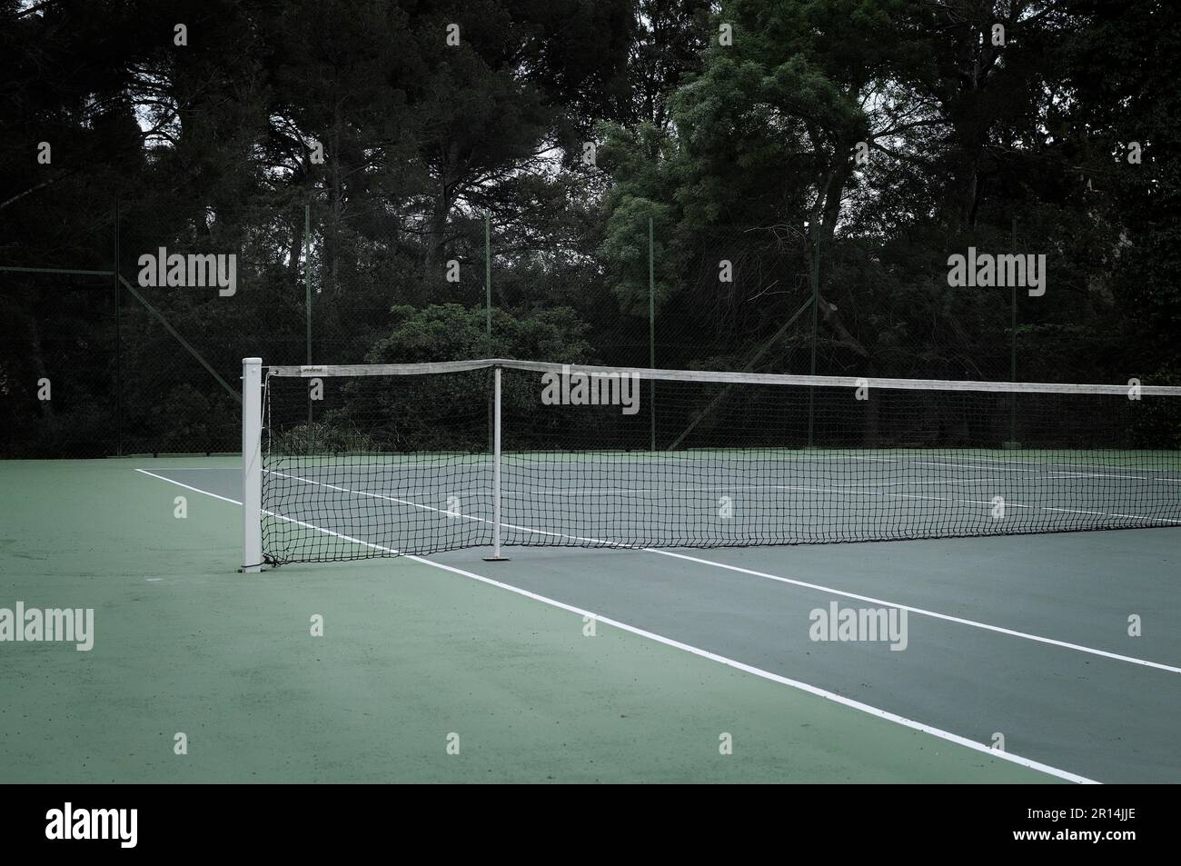 Tennis court Stock Photo