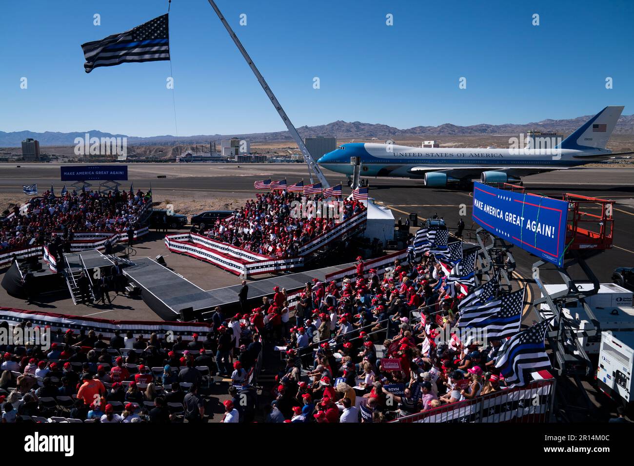 FILE - President Donald Trump speaks during a campaign rally at ...