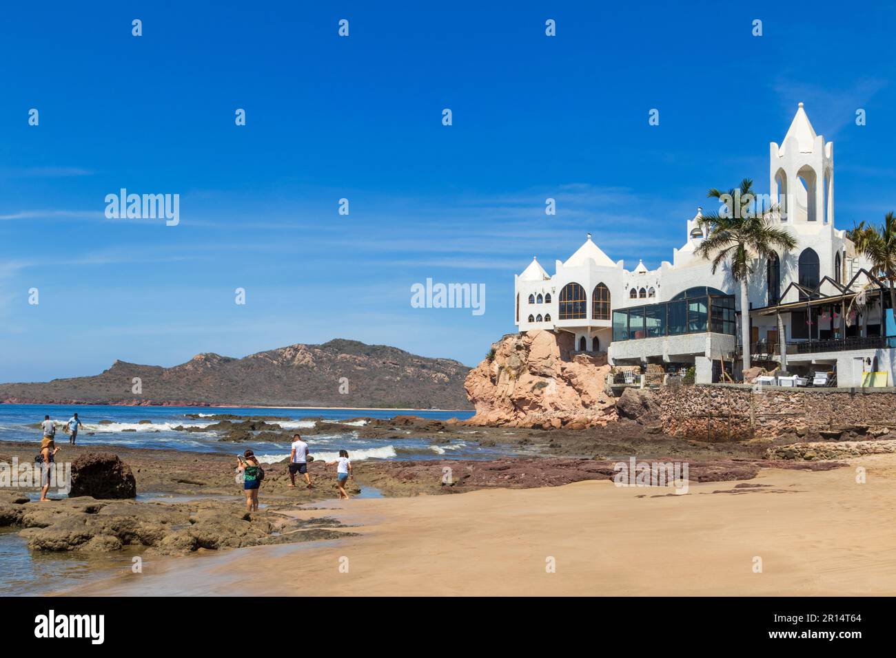 Avenue Del Mar, Golden Zone, Mazatlan, Sinaloa, Mexico Stock Photo Alamy