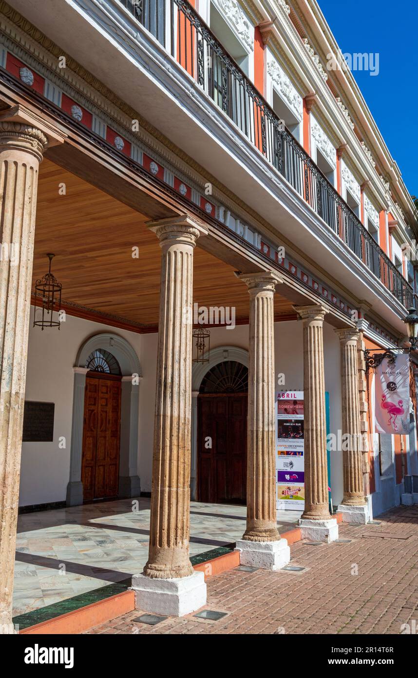 Angela Peralta Theater, Old Town, Mazatlan, Sinaloa, Mexico Stock Photo