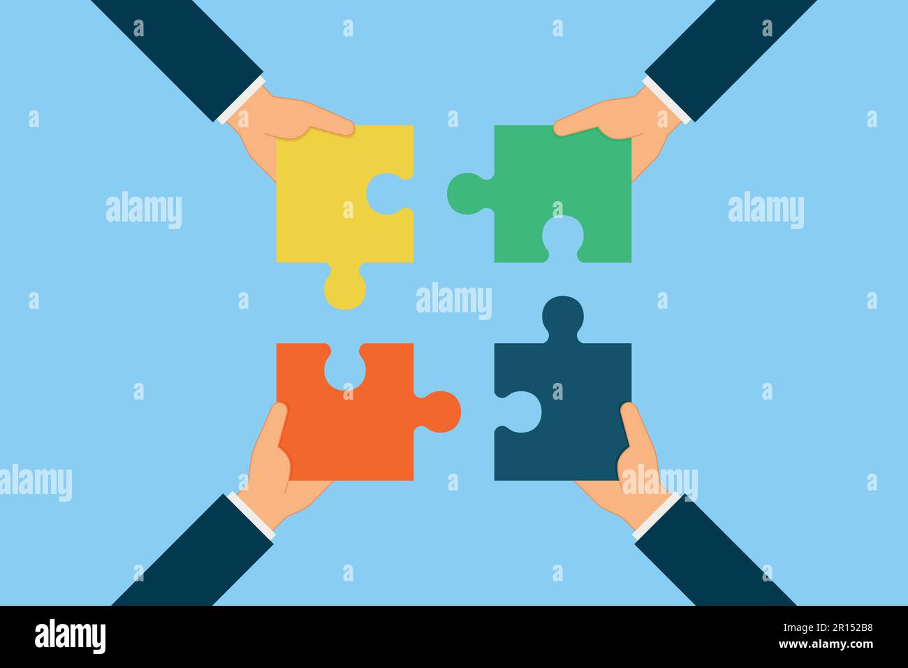 Teamwork Concept Working Together Stock Vector Image Art Alamy teamwork-concept-working-together-stock-vector-image-art-alamy