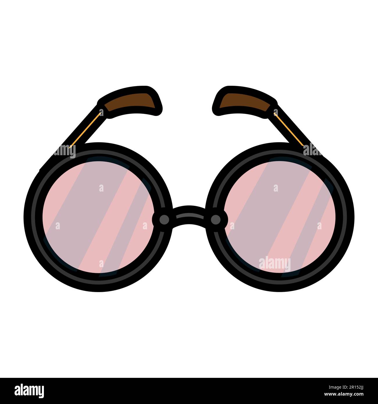 Pair Of Glasses Icon Vector, Eyeglasses, Lineal Icon, Flat Icon PNG and  Vector with Transparent Background for Free Download