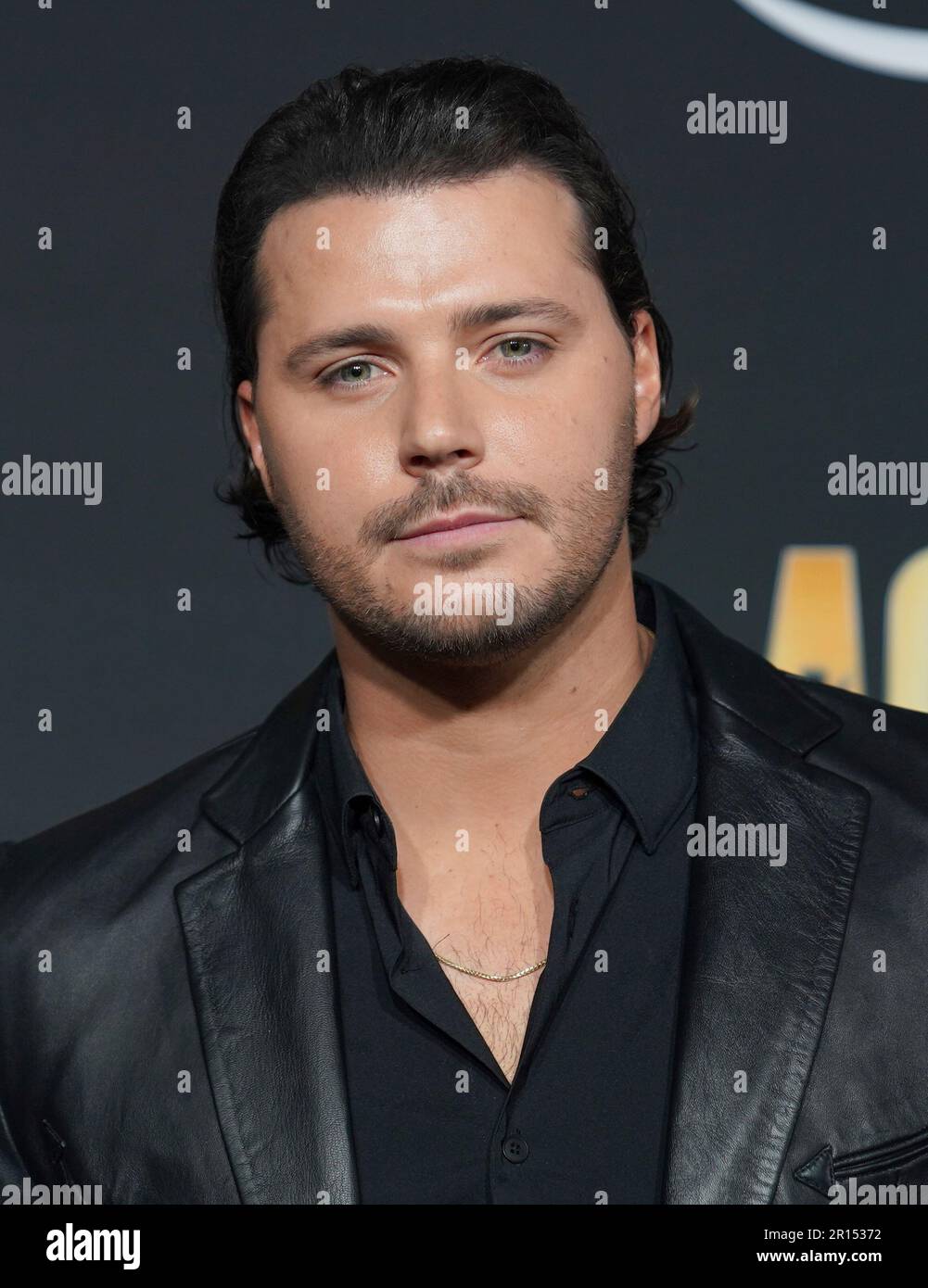 Josh Ross arrives at the 58th annual Academy of Country Music Awards on ...