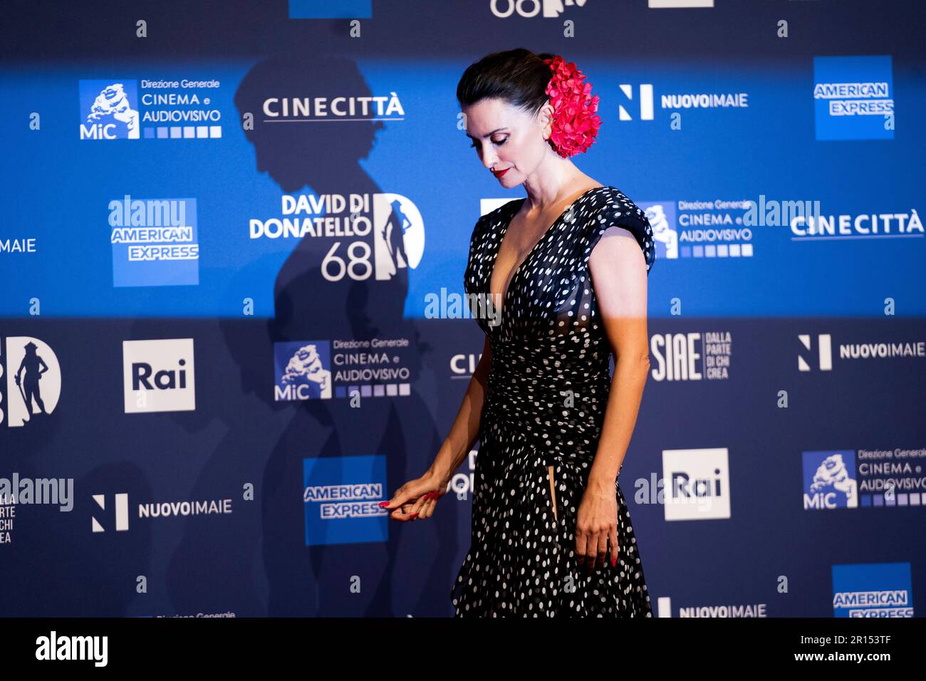 Rome, Italy, 10th May 2023, Penelope Cruz attends the 68th David di
