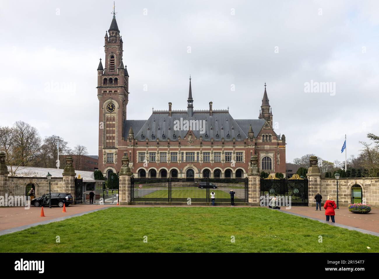 The Hague, Netherlands - April 17, 2023: Peace Palace in The Hague ...